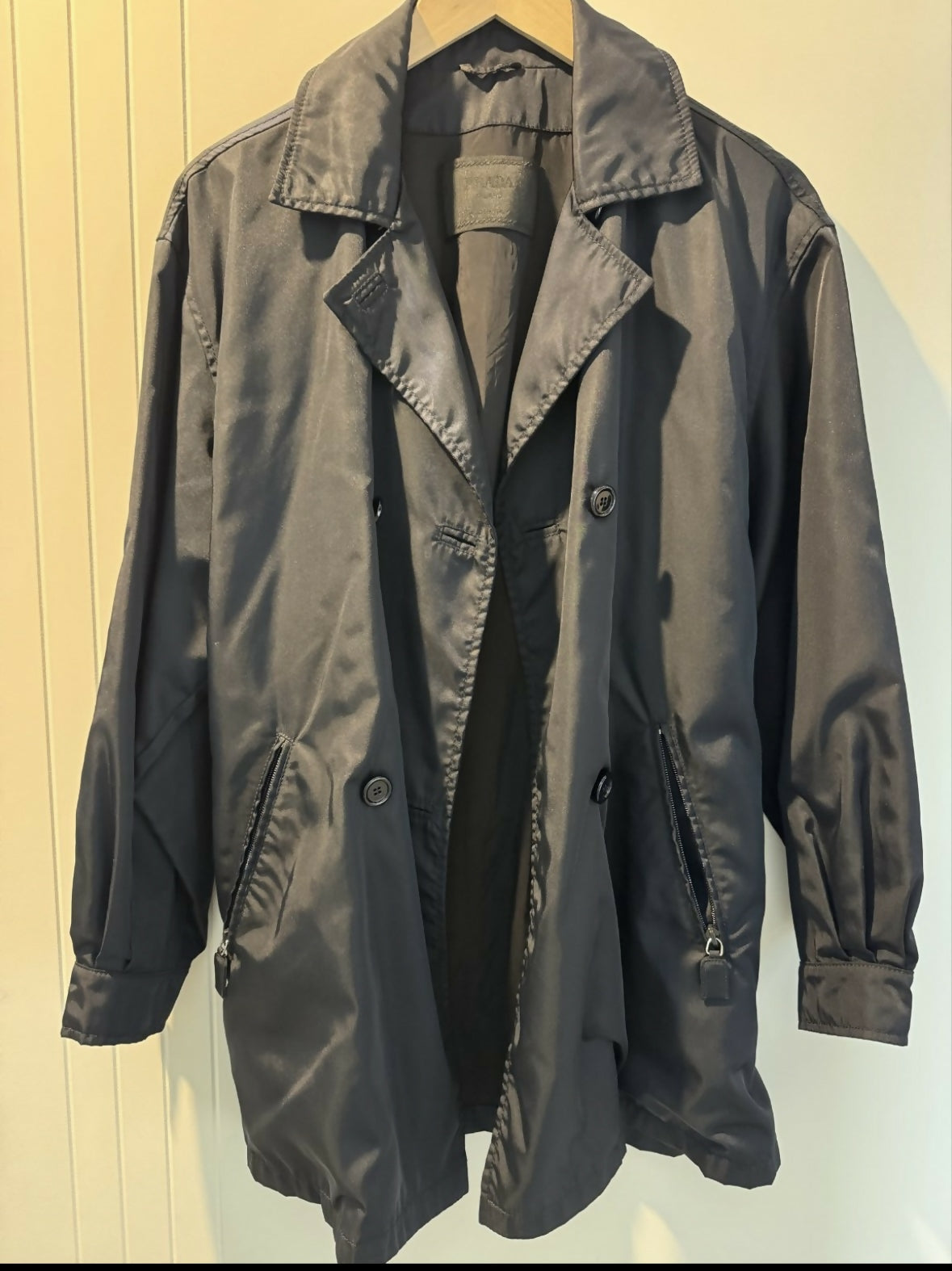 Prada Handbag double breasted trench