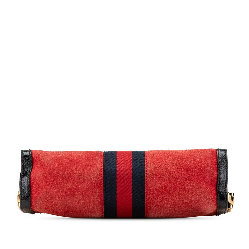 Gucci Ophidia Shoulder Bag Leather Suede