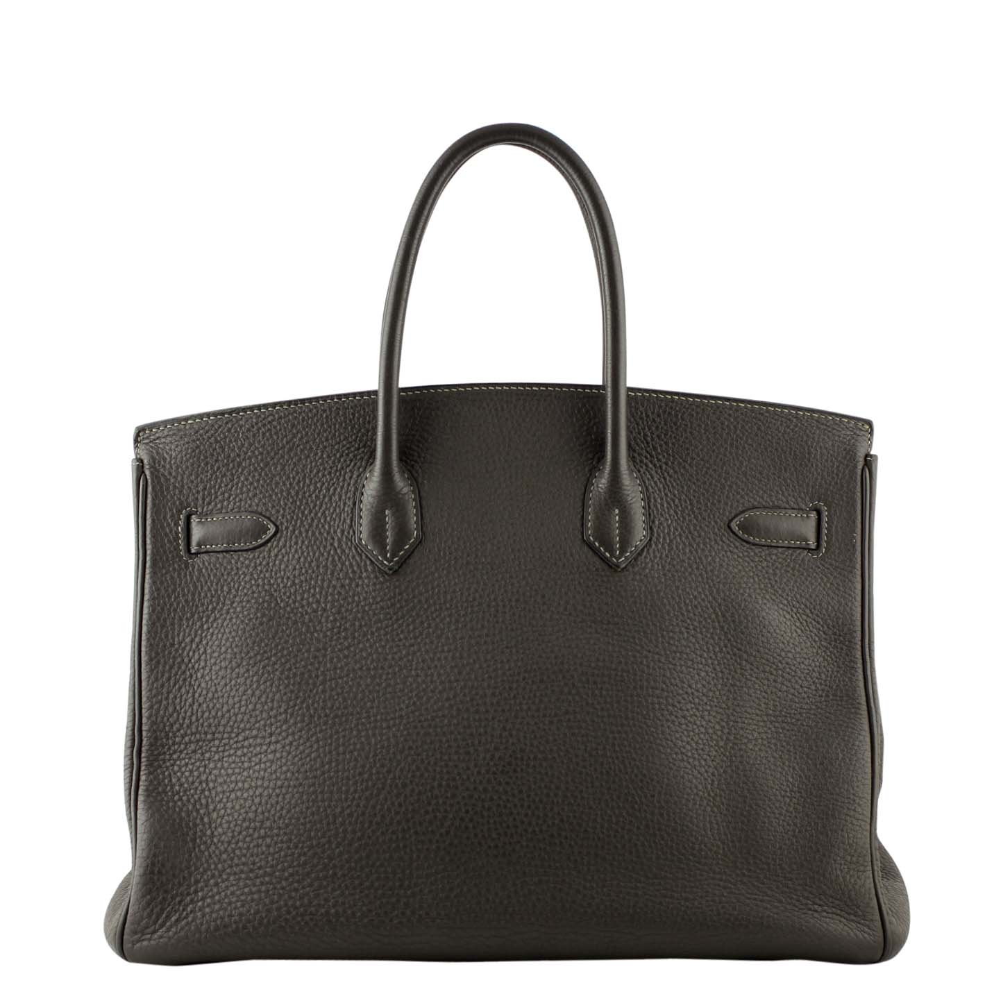 Hermes Birkin Graphite Togo Handbag Travel Bag