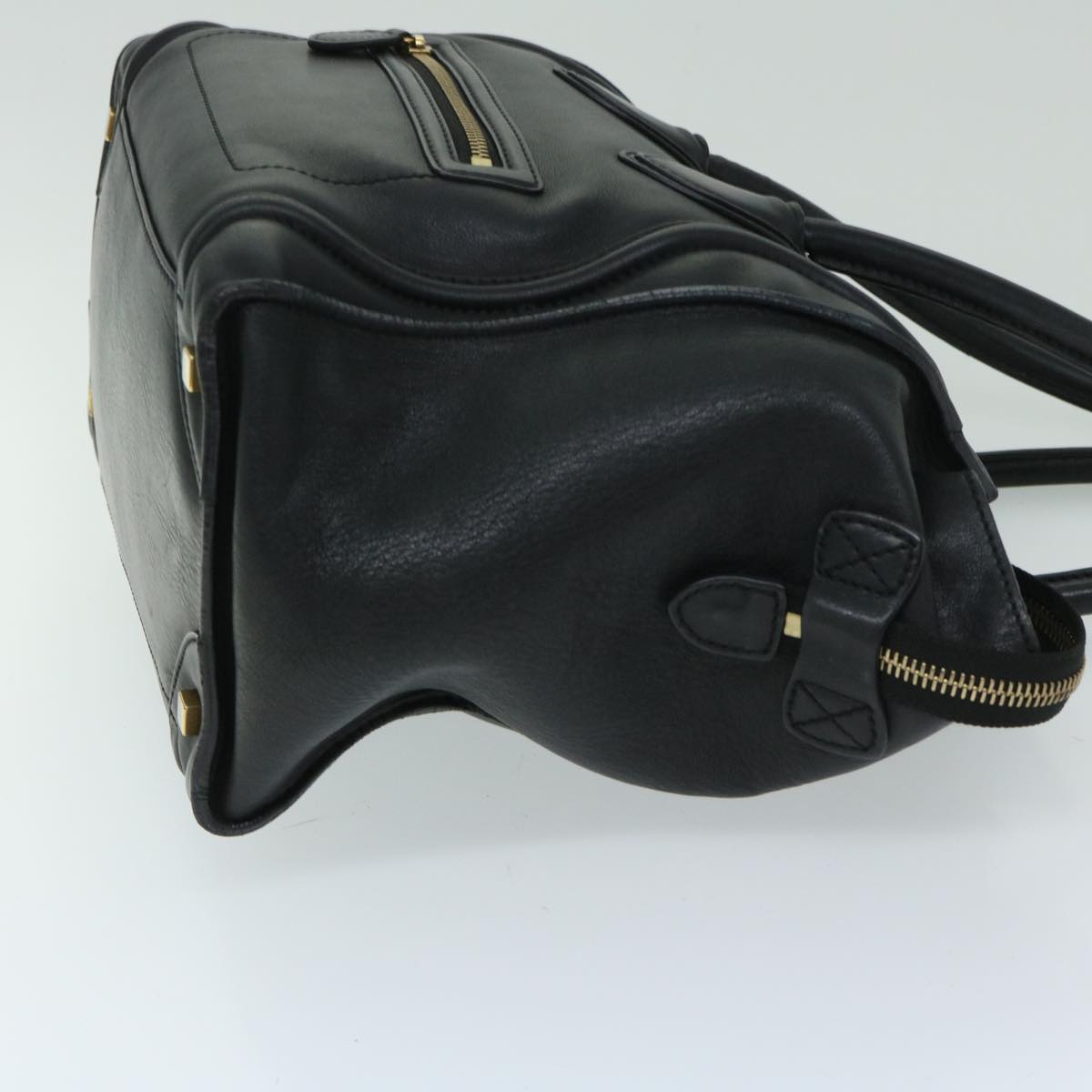 Luxury Luggage Phantom Tote Bag Hk Leather Black