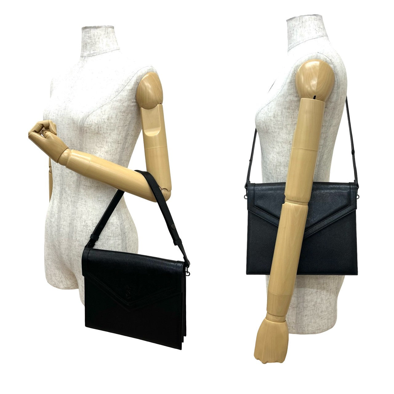 YSL Saint Laurent Yves 2Way Handbag Leather Travel Bag 2Way Handbag 1