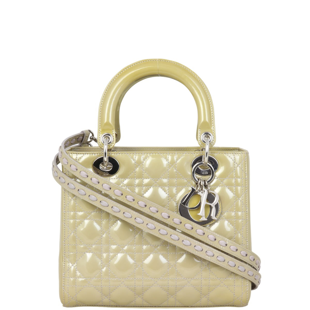 Dior Crossbody Bag Lady 9 Patent Medium Shoulder Bag