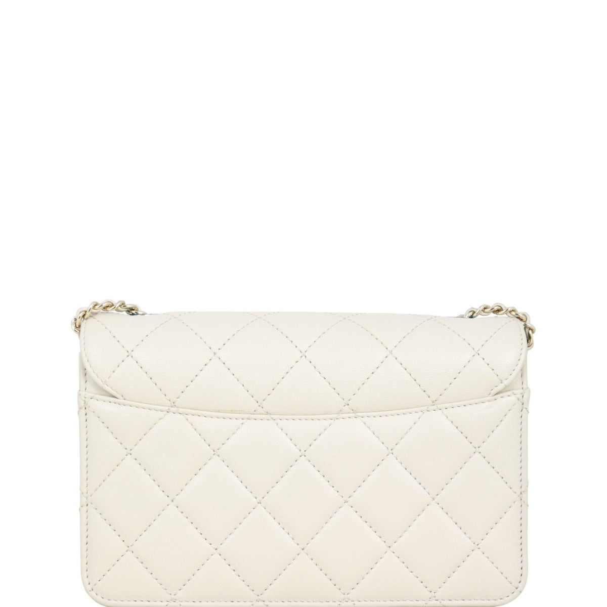 Chanel Beauty Lock Bag Stone White Small Handbag