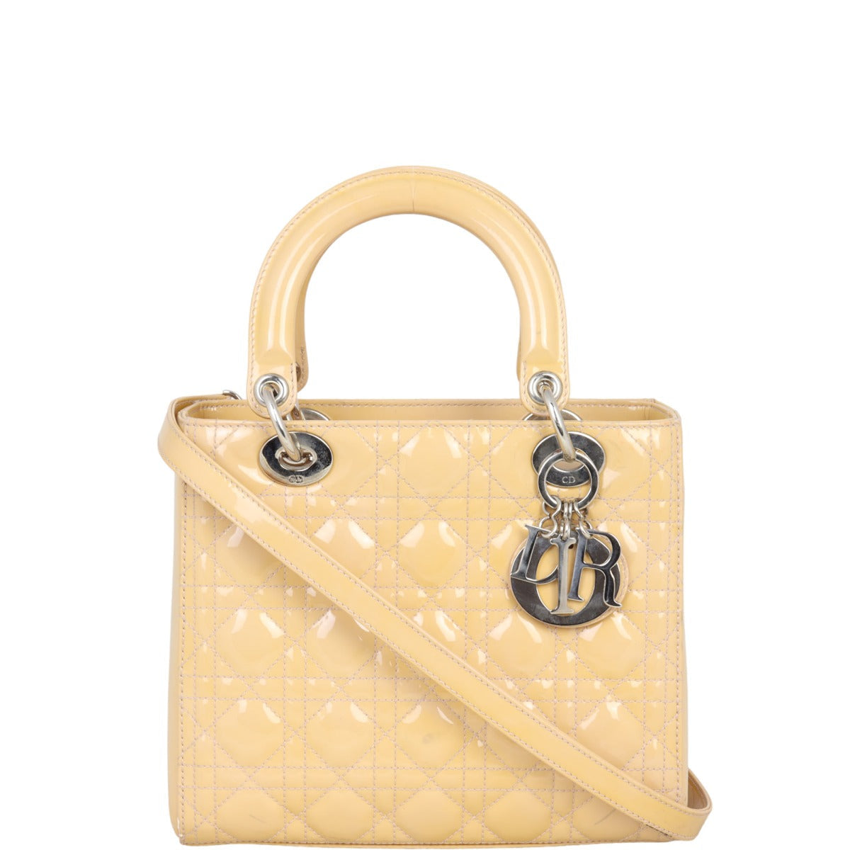 Dior Crossbody Bag Lady 10 Patent Medium Shoulder Bag