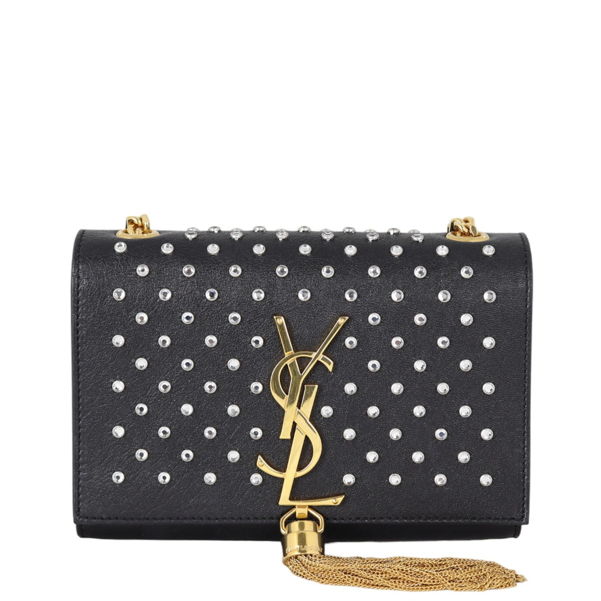 YSL Saint Laurent Kate Tassel Bag Studded Small Chain Crossbody Bag
