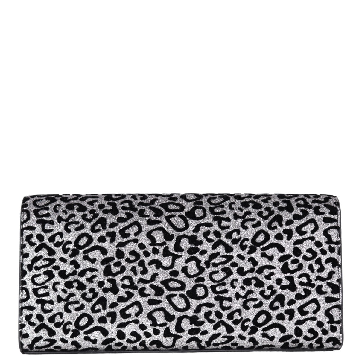 YSL Saint Laurent Kate Tassel Clutch Leopard Monogram Crossbody Bag