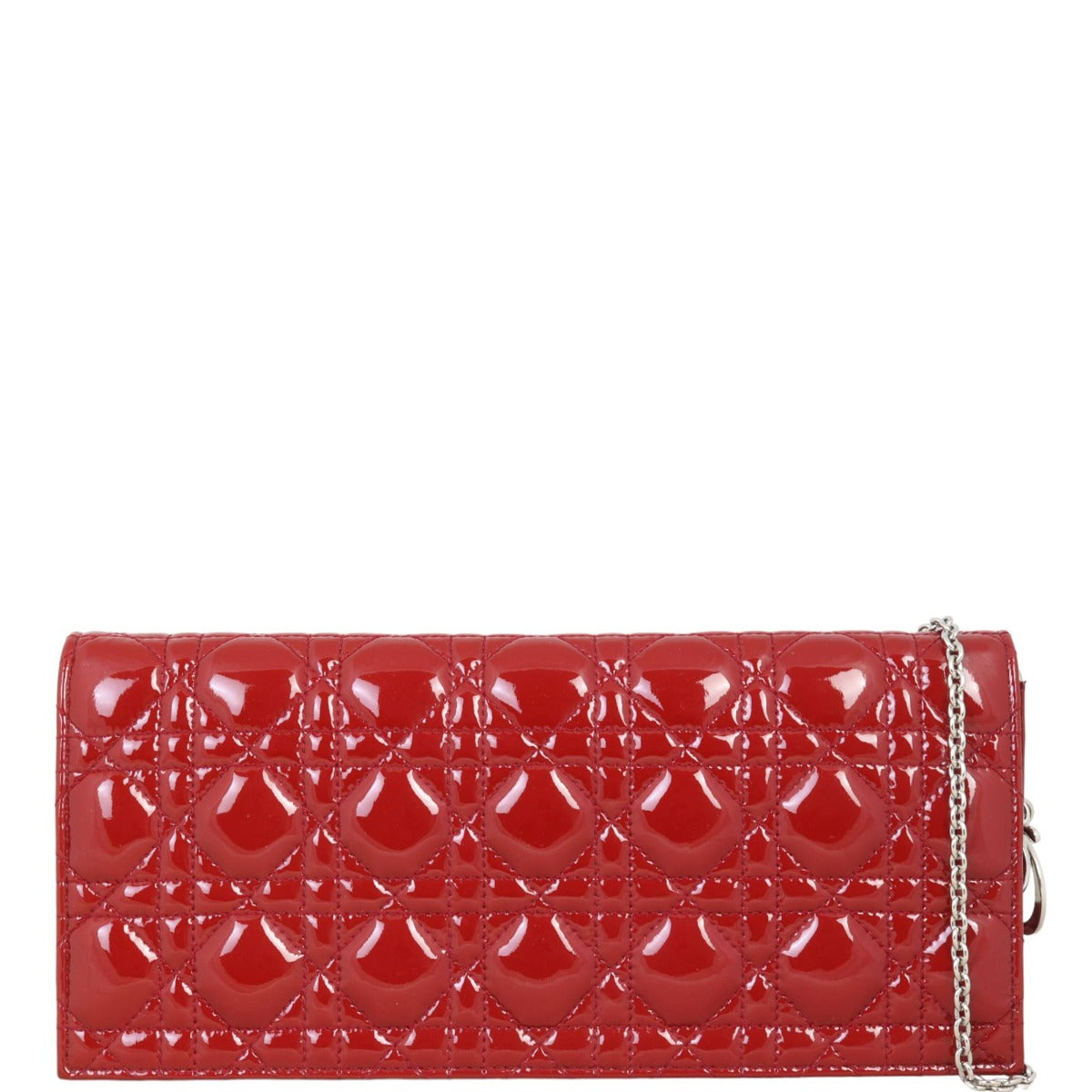 Dior Crossbody Bag Lady Cannage Pouch 4 Patent Shoulder Bag