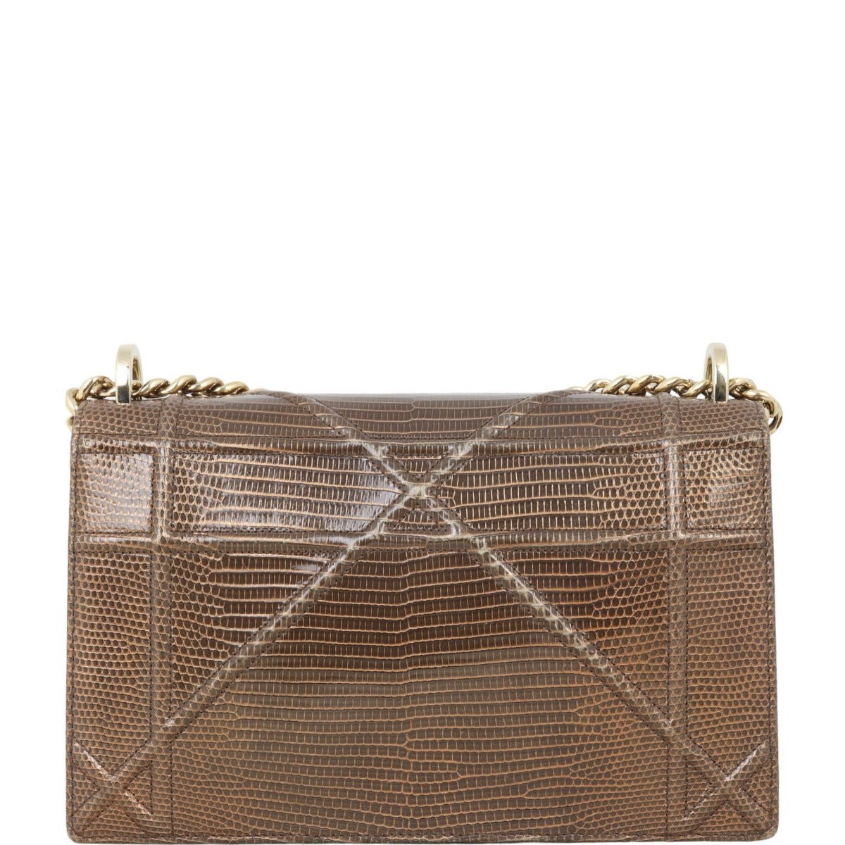 Dior ama Lizard Handbag Medium Travel Bag
