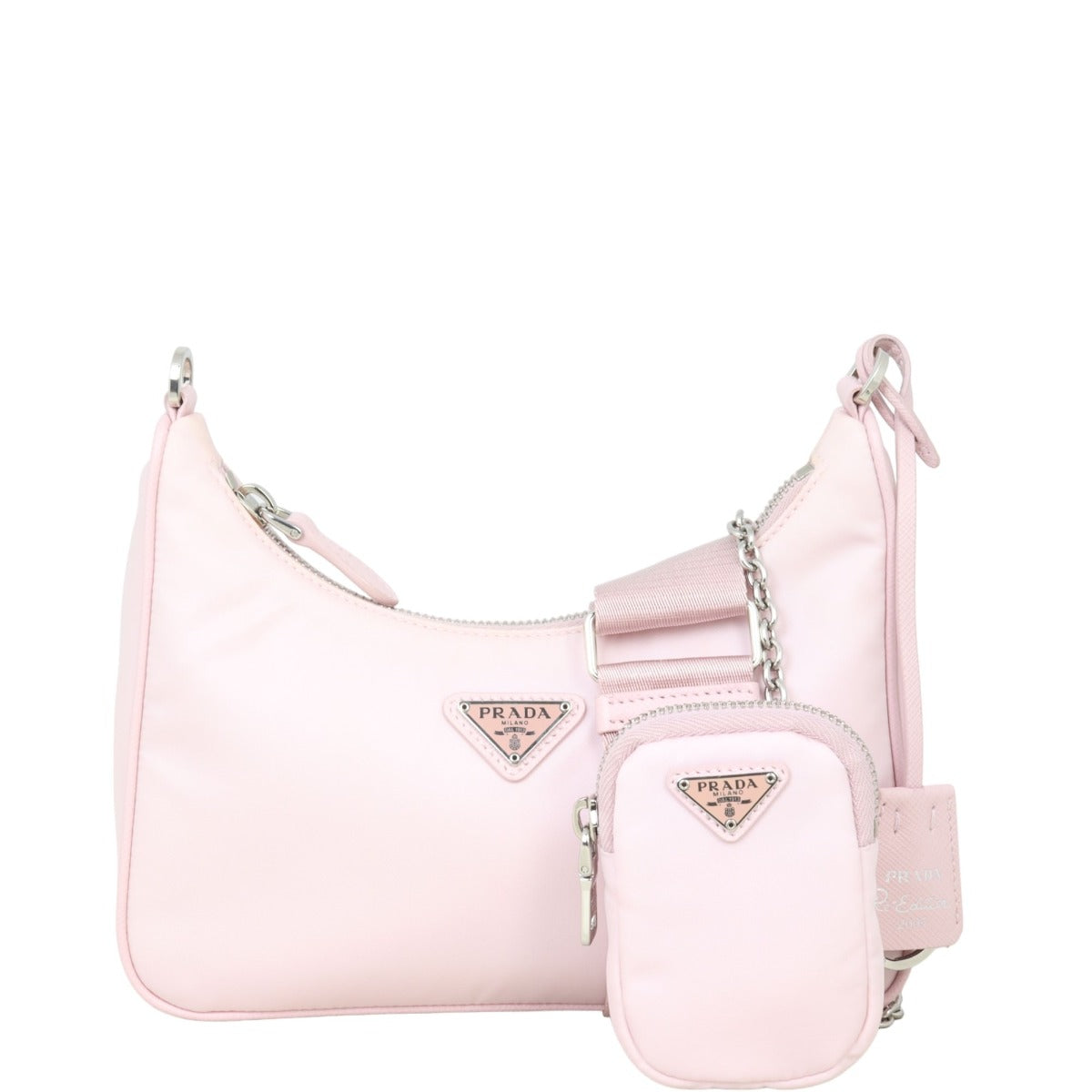 Prada Shoulder Bag Re-Edition Tessuto 7 Nylon Pink