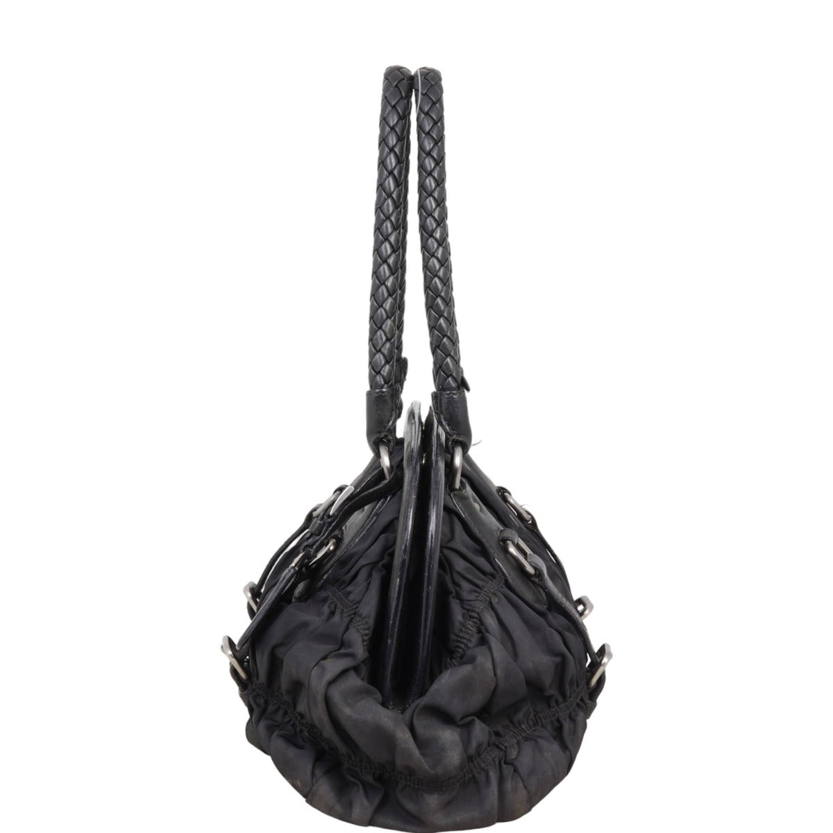 Prada Tessuto Gaufre Frame Tote Handbag Tote Bag