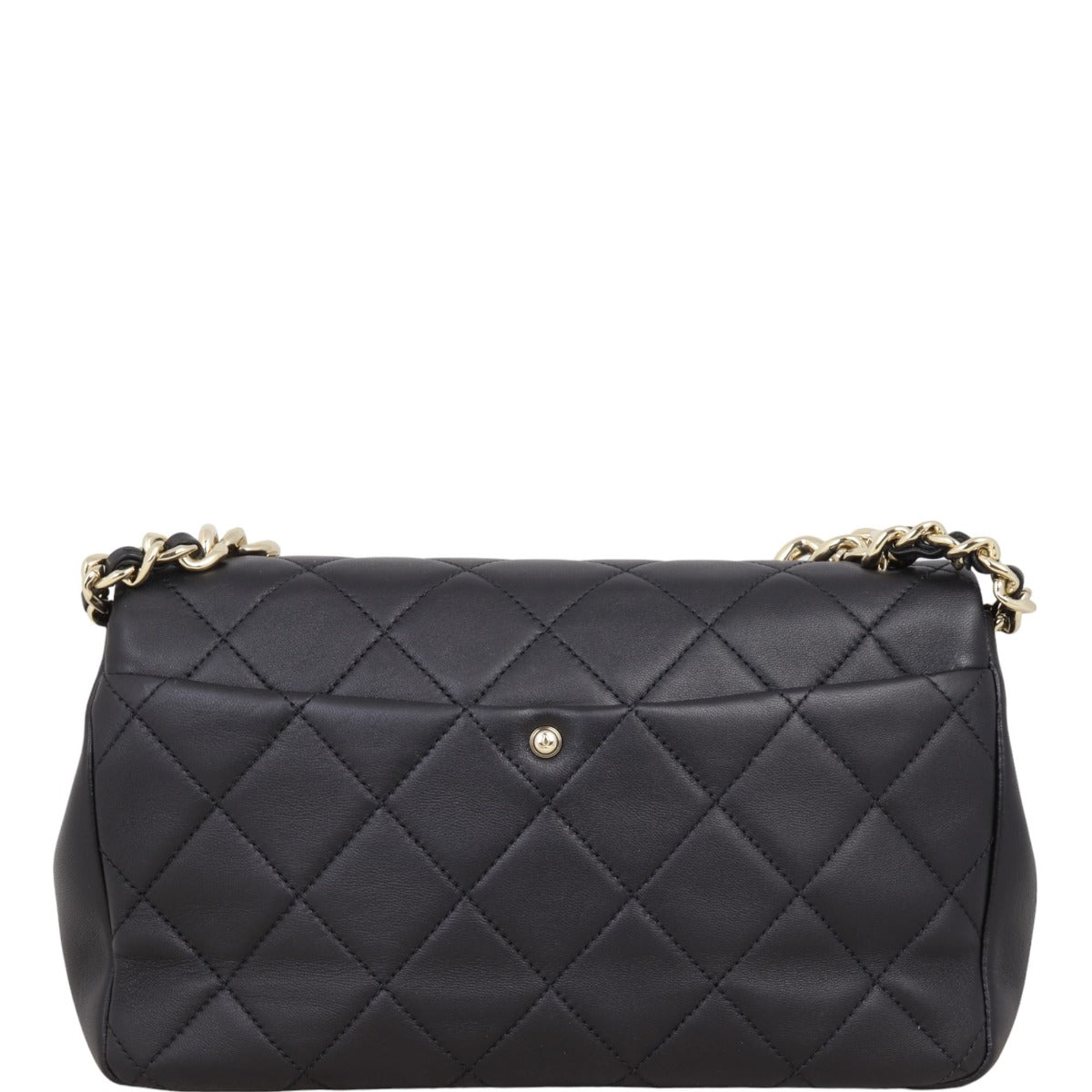 Chanel Elegant Plexi Double Bag Chain Flap Handbag