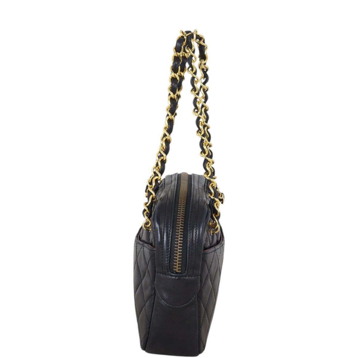Chanel Camera Shoulder Bag Black Small