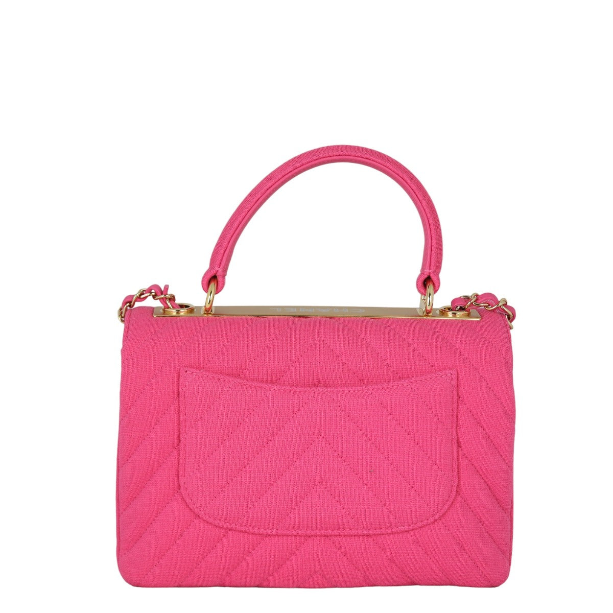 Chanel CC Trendy Chevron Jersey Handbag