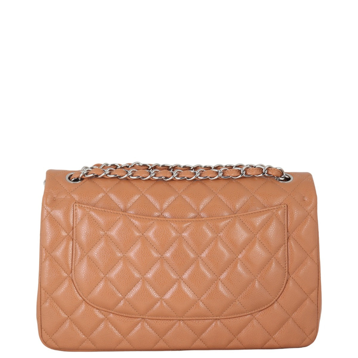 Chanel Classic Double Jumbo Caramel Handbag Brown Flap
