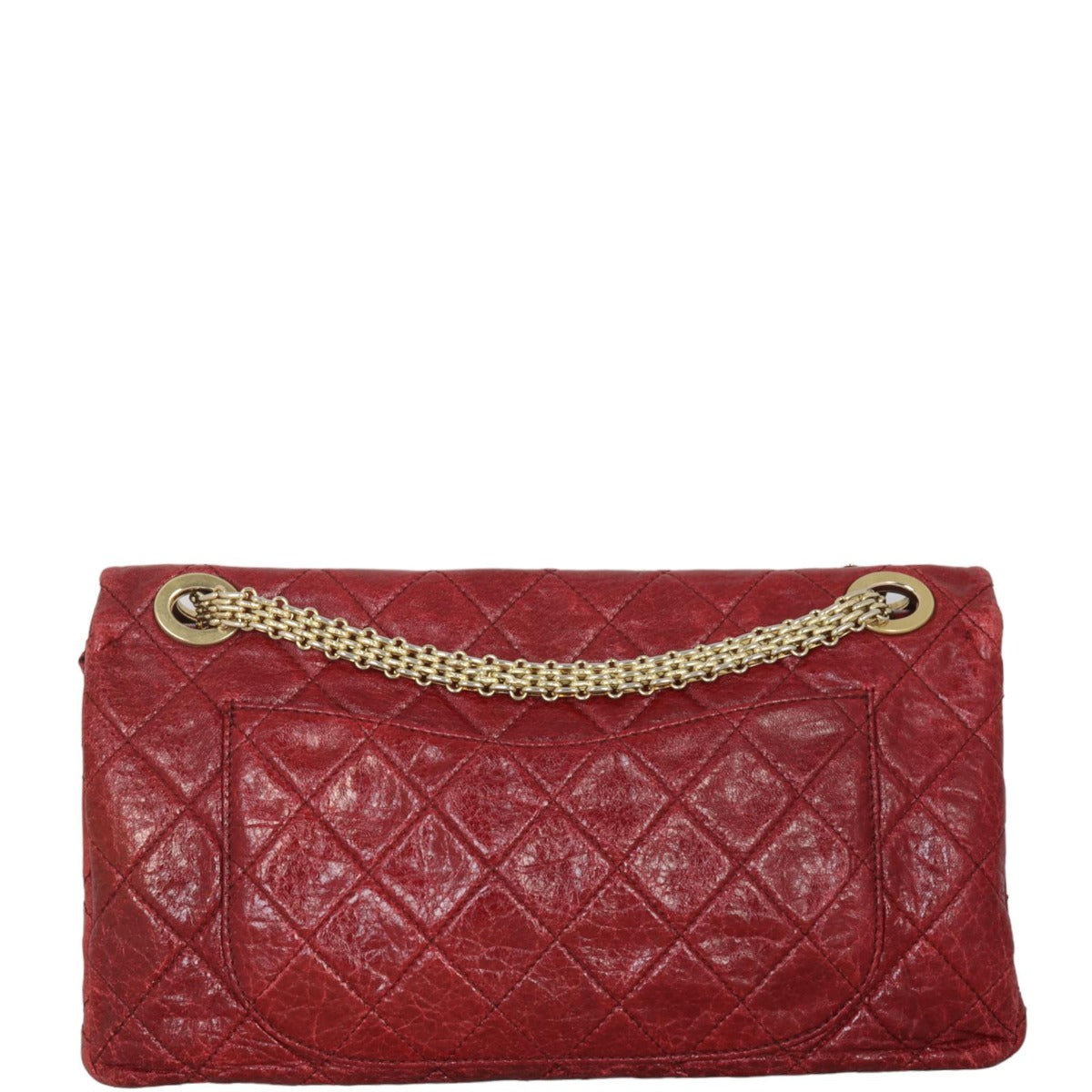 Chanel 2.55 Reissue 228 Double Bag Red Flap Handbag