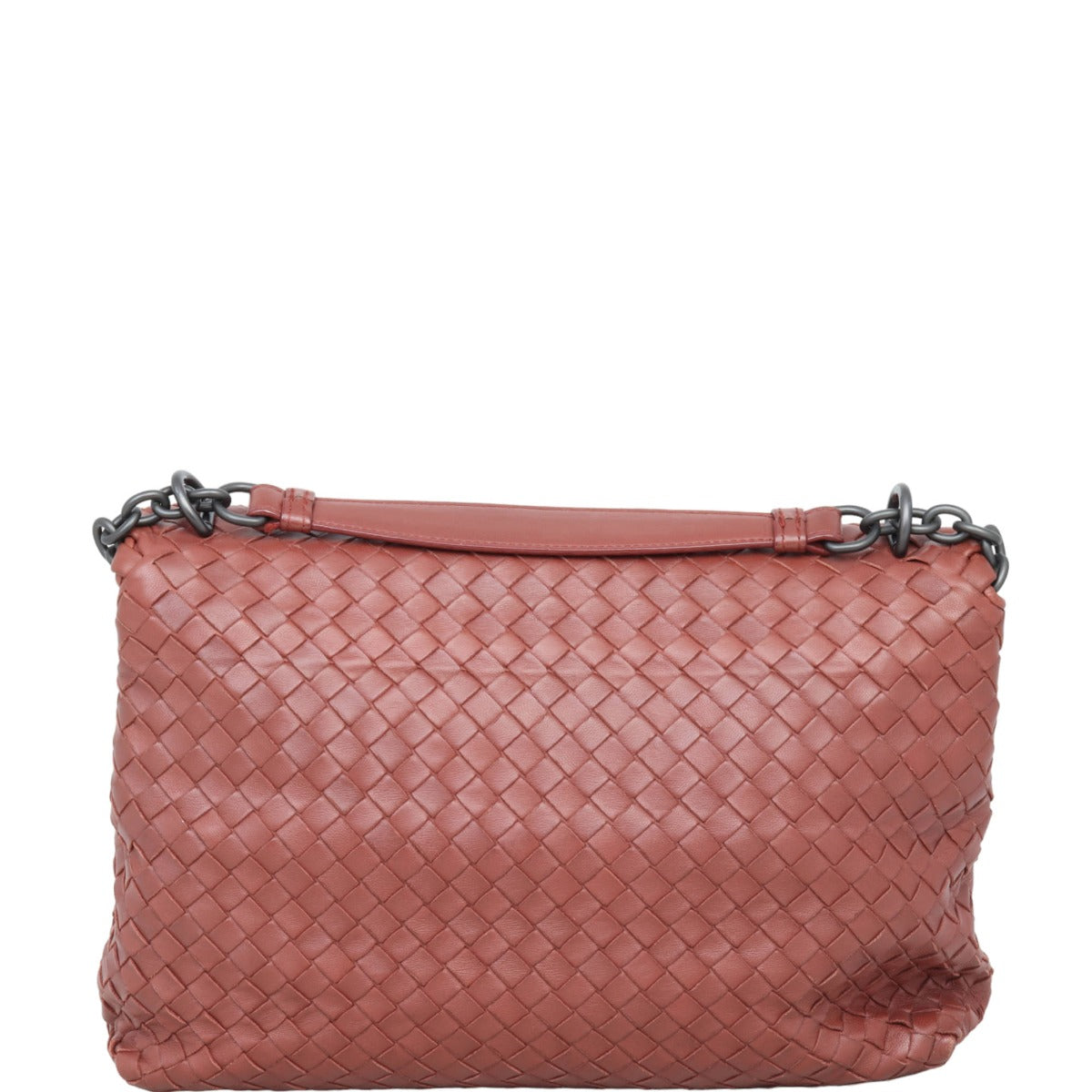 Bottega Veneta Intrecciato Olimpia Top Handle Shoulder Bag Medium