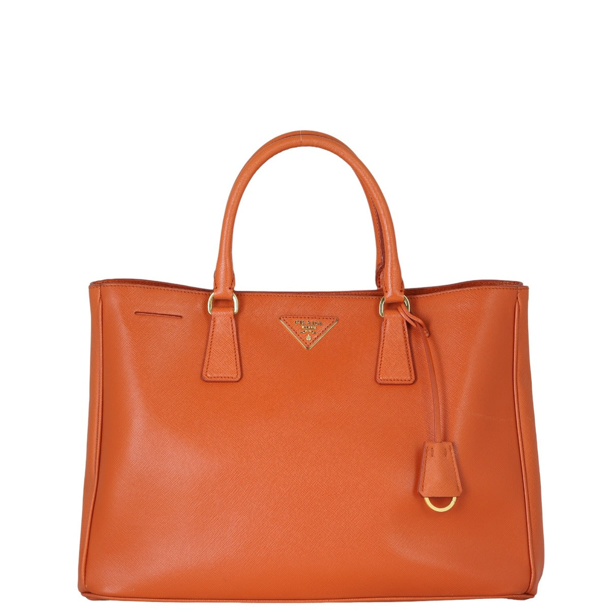 Prada Tote Bag Lux Tote Saffiano Orange Large