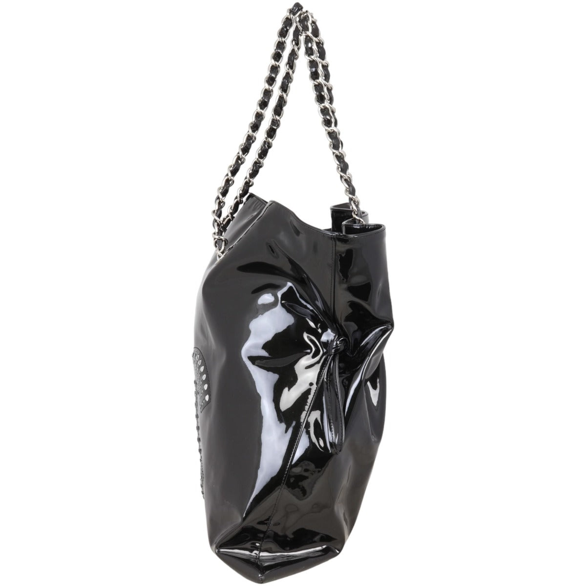 Chanel Patent Bon Bon Tote Embellished Tote Bag