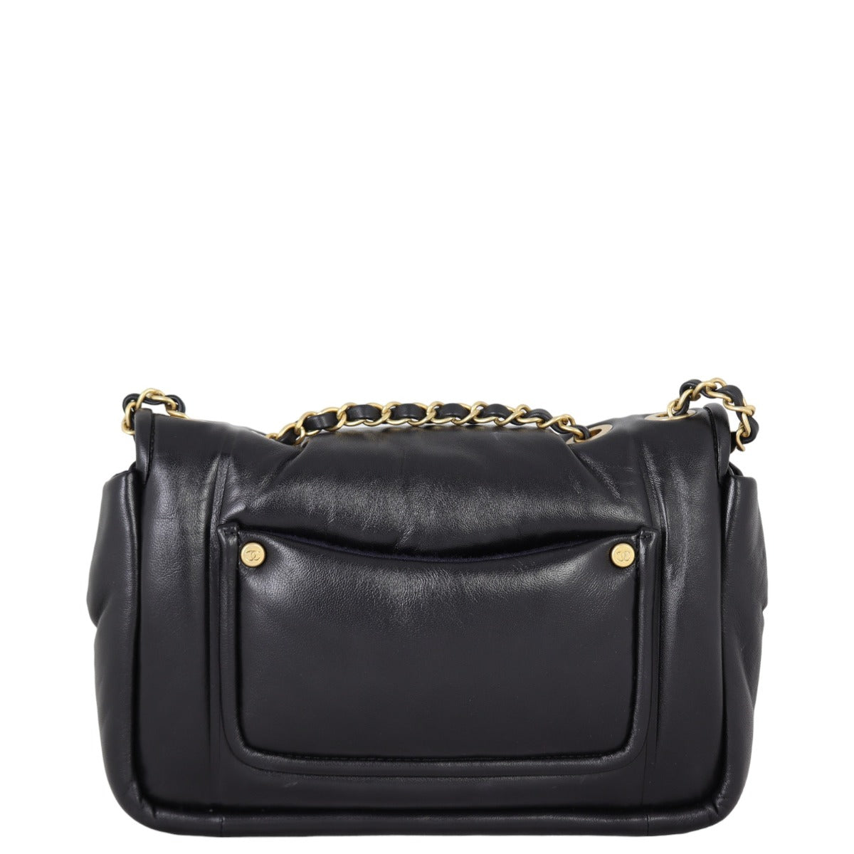 Chanel Puffy Bag Black Medium Handbag