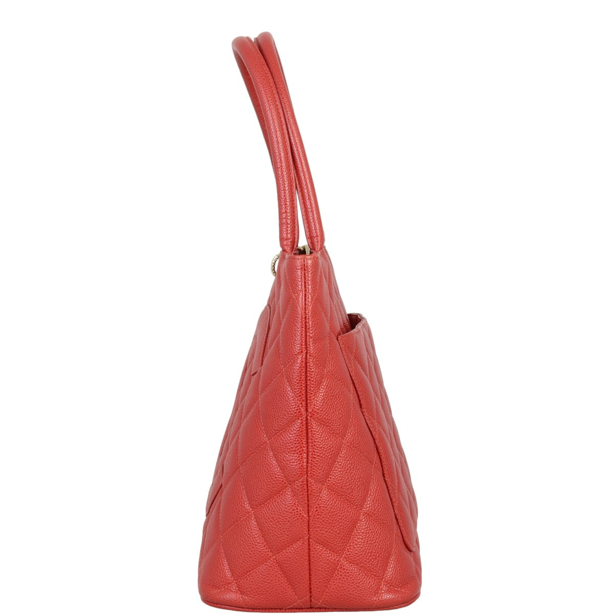 Chanel Medallion Tote Red Tote Bag