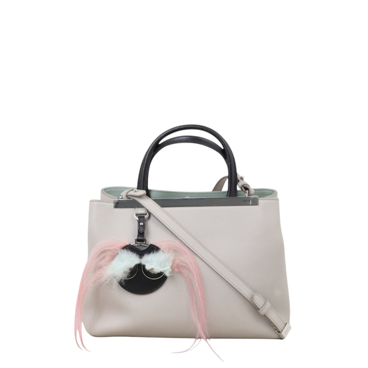 Fendi Tote Bag 2Jours Petite Monster Applique