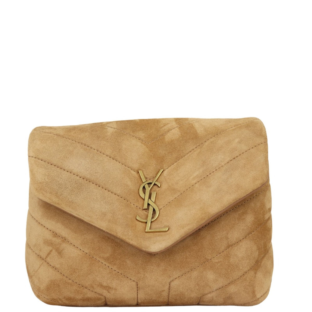 YSL Saint Laurent Toy Loulou Crossbody Bag Suede