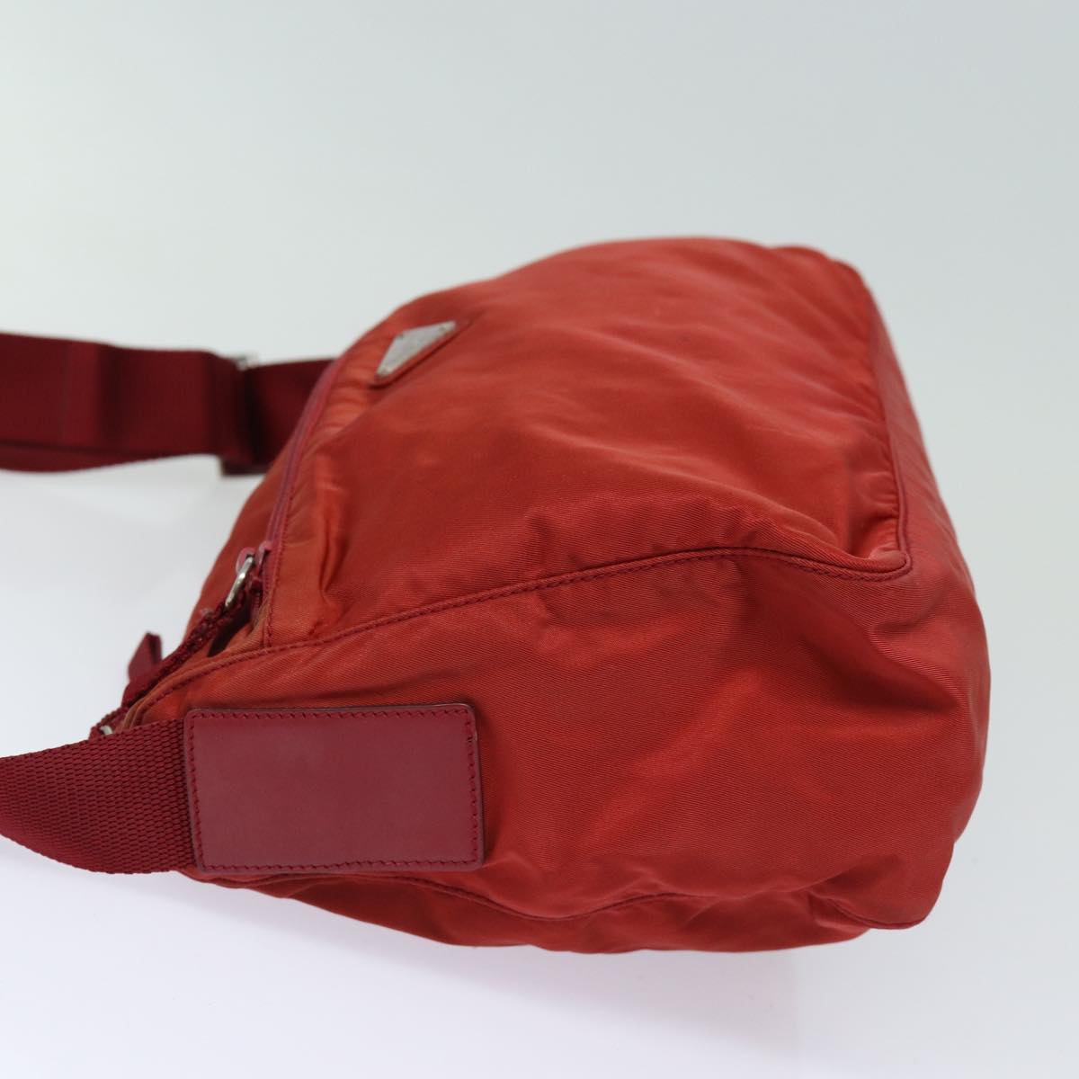 Prada Shoulder Bag Auth Nylon Red