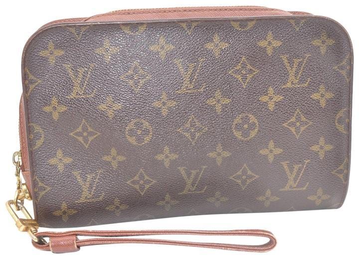 Louis Vuitton Orsay Hand Clutch Canvas Monogram Clutch Bag