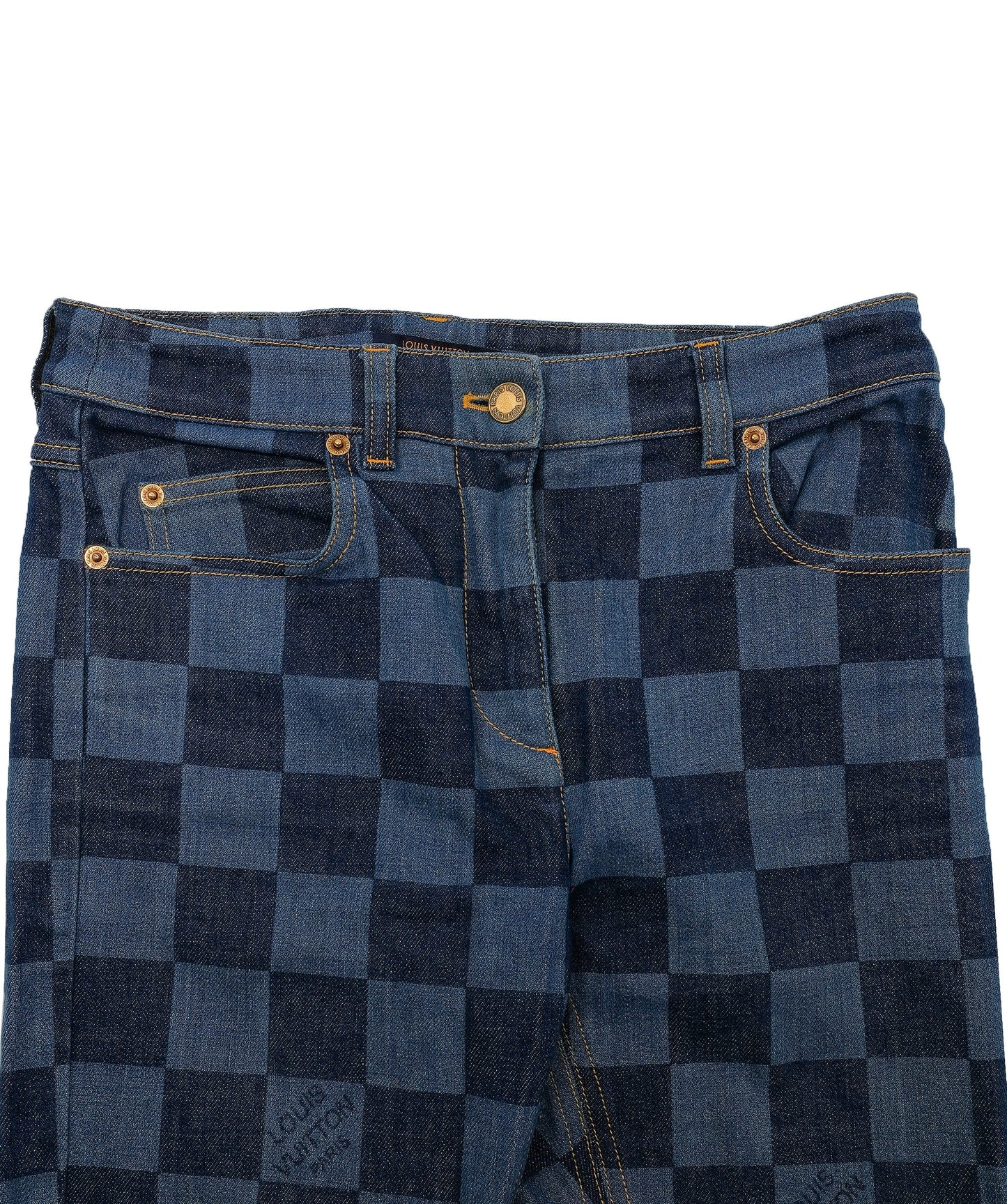Louis Vuitton Damier jeans denim blue Fashion Apparel