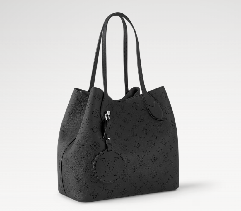 Louis Vuitton BLOSSOM MAHINA MM Leather Calfskin Handbag
