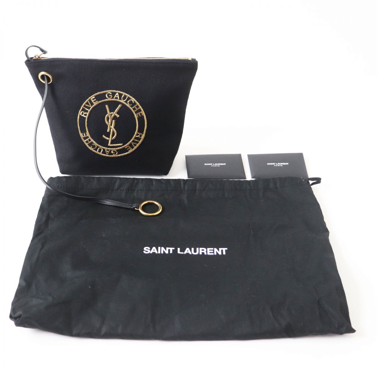 Saint Pouch Main Wool Main Women Travel Leather Black Travel Bag
