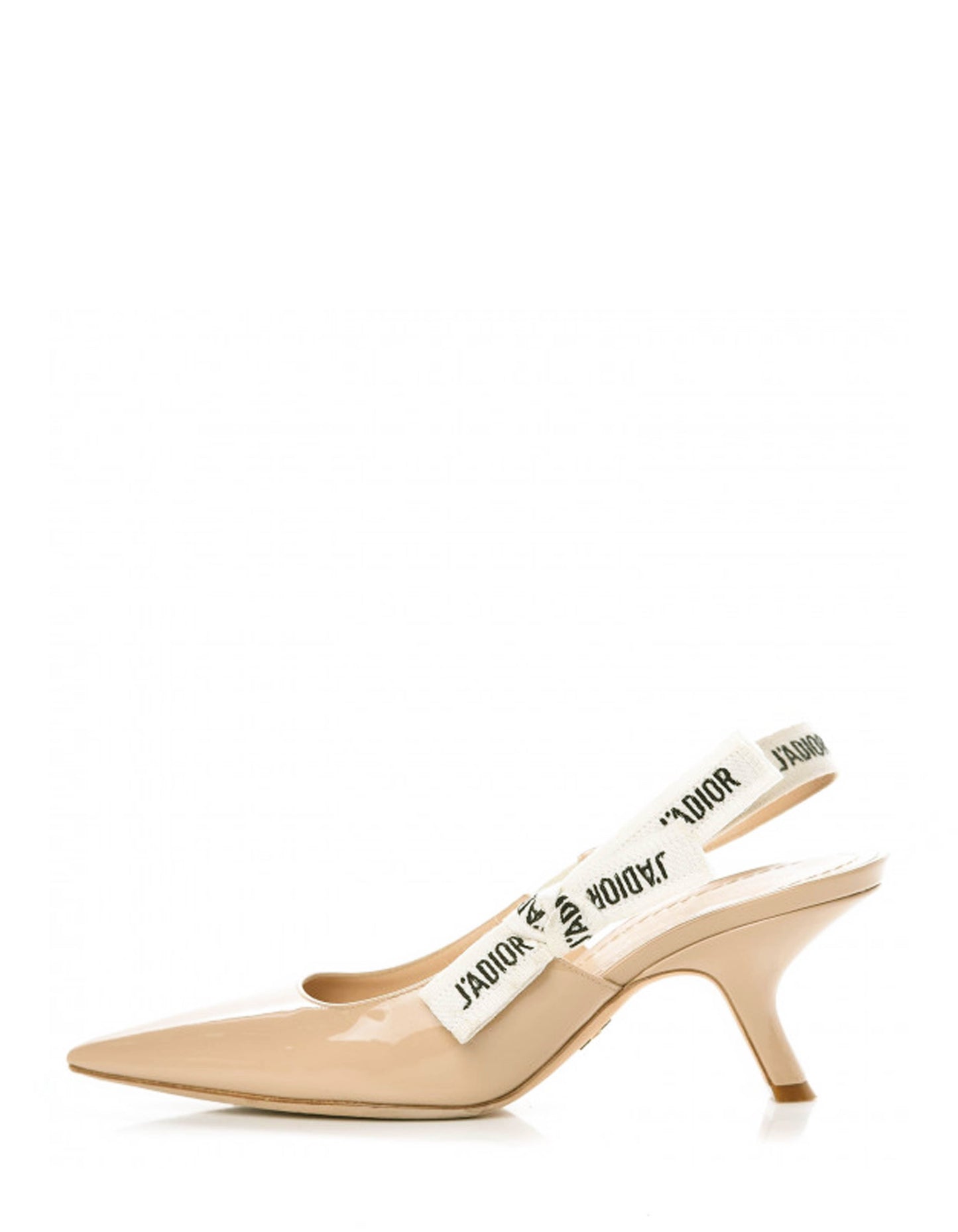 Dior Sling Bag Christian Nude J’ Slingback Pumps sz Leather Patent Shoes