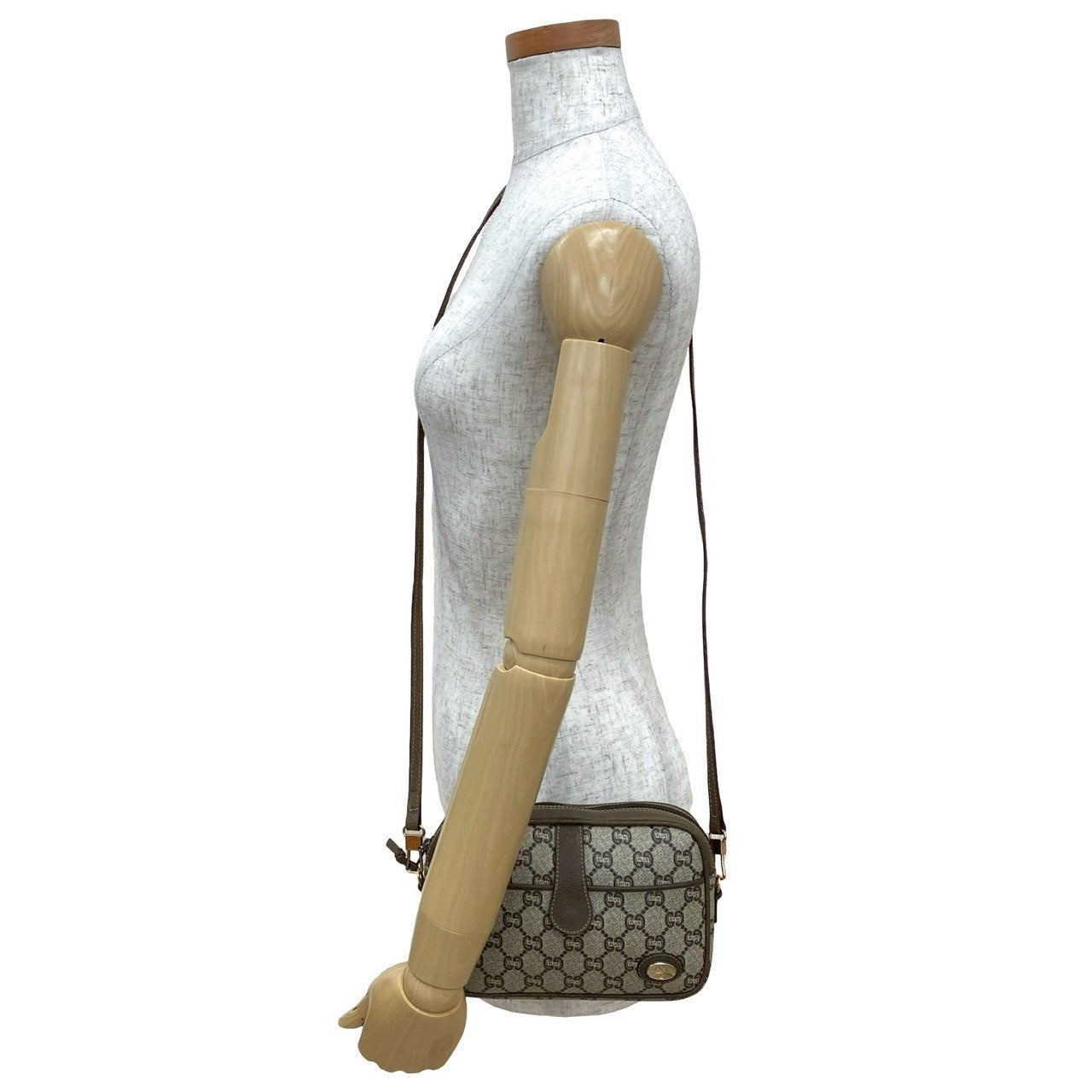 Gucci Shoulder Bag Leather Logo