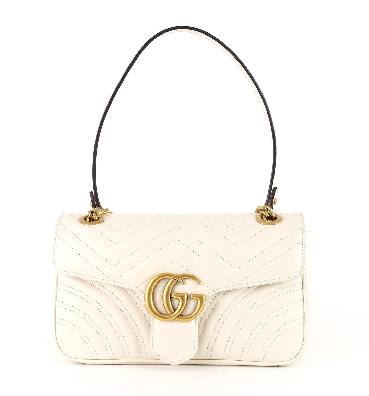 Gucci Marmont Chevron Bag Leather Matelasse Shoulder Bag Bag Oc272