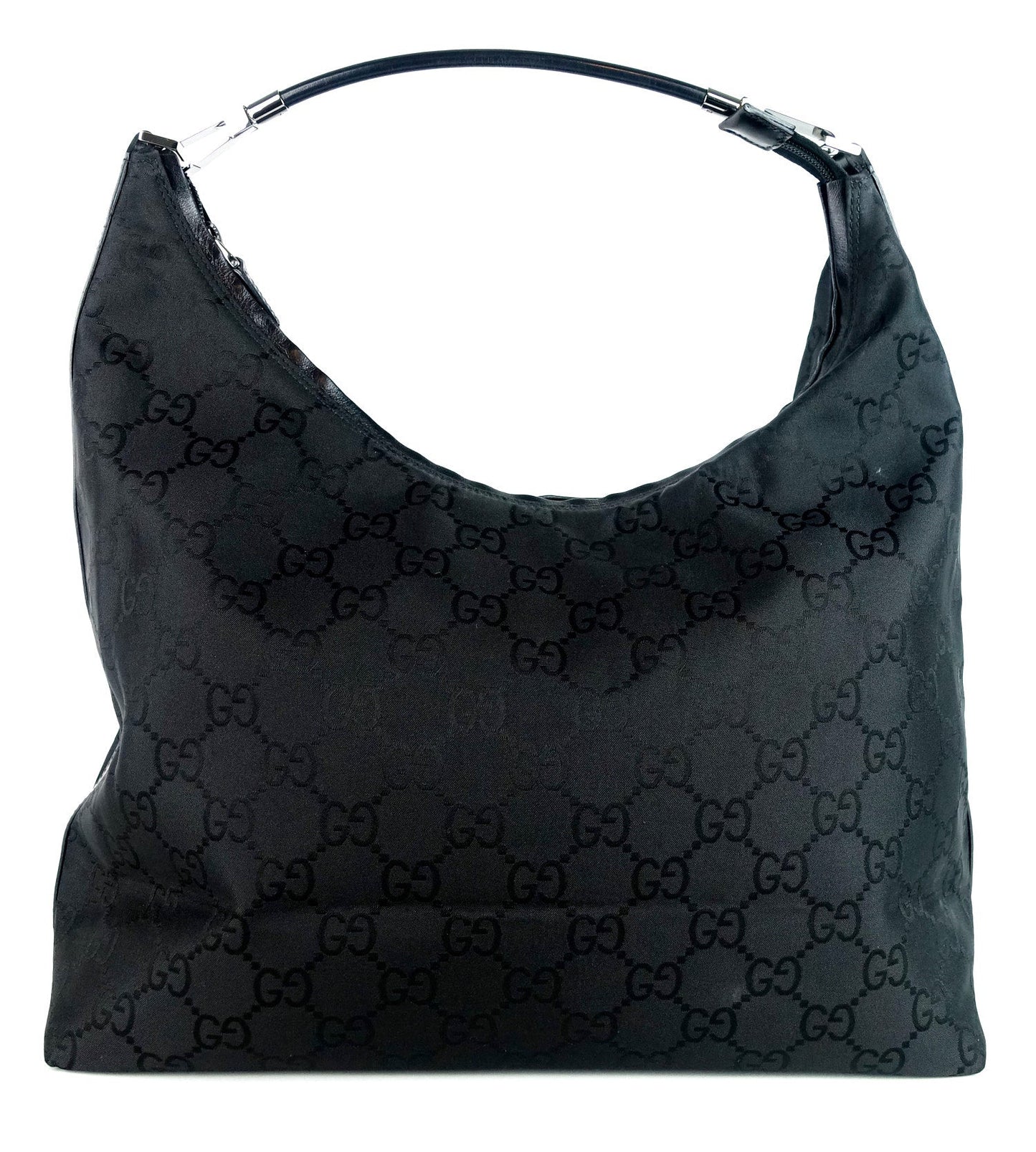 Gucci Hobo Bag Canvas Monogram Travel Bag Hobo Oc276