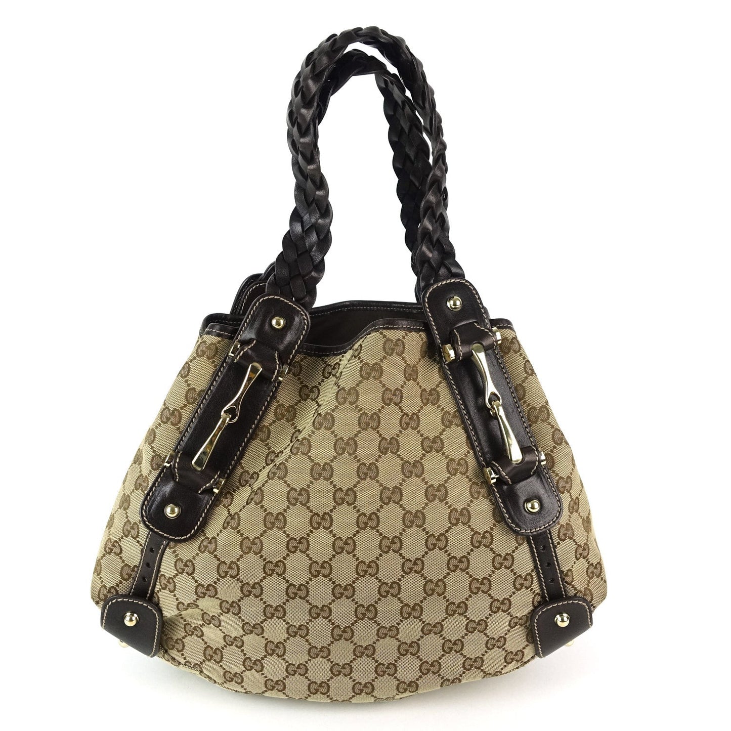 Gucci Pelham Hobo Bag Canvas Monogram Travel Bag Hobo Oc500