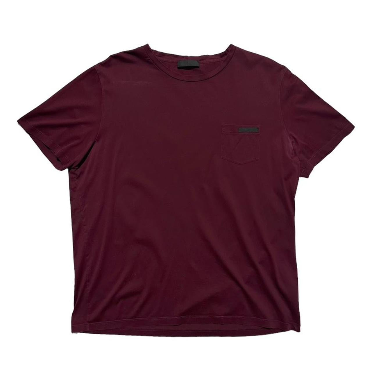 Prada Handbag Burgundy T-Shirt