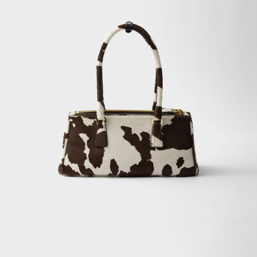 Prada Galleria Printed Bag Leather Medium Travel Bag