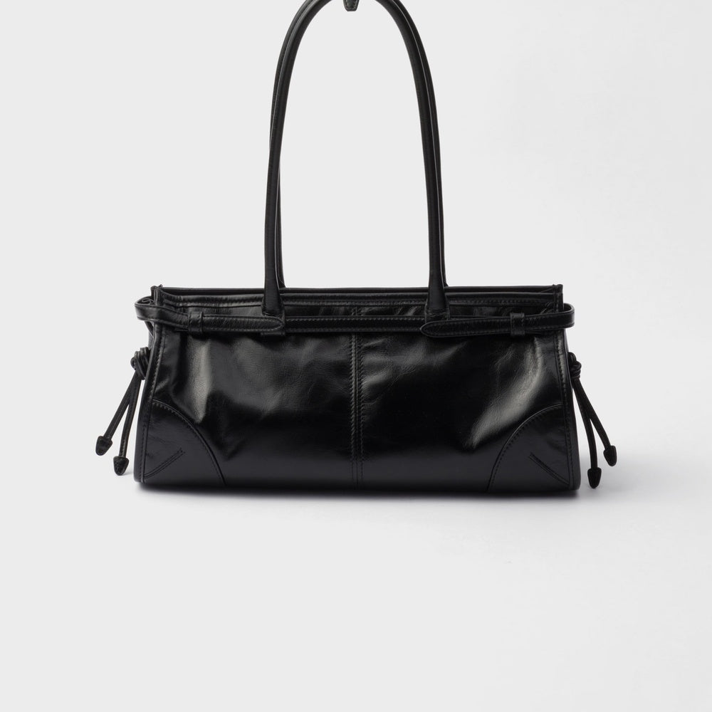Prada Bonnie Handbag Leather Medium Travel Bag Pr 2511 0506