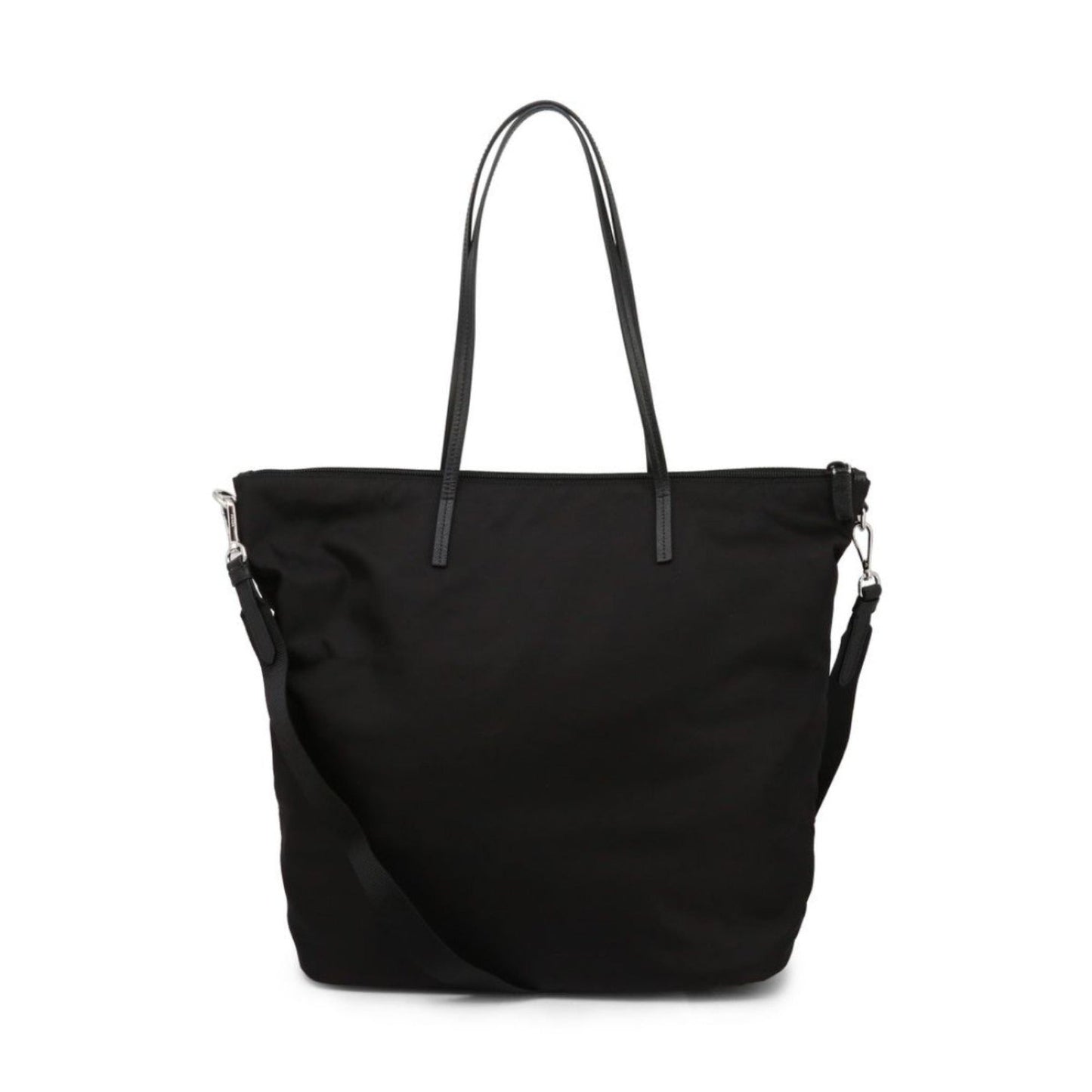 Prada Tessuto Convertible Shopping Tote Nylon Black Tote Bag