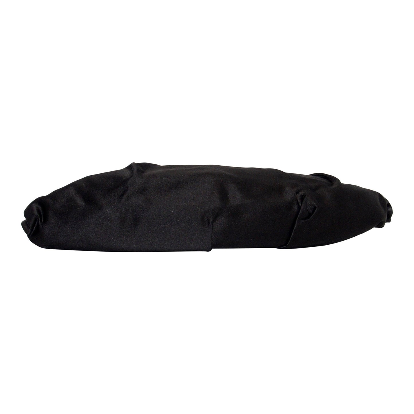 Prada Pleated Raso Clutch Handbag Black Clutch Bag