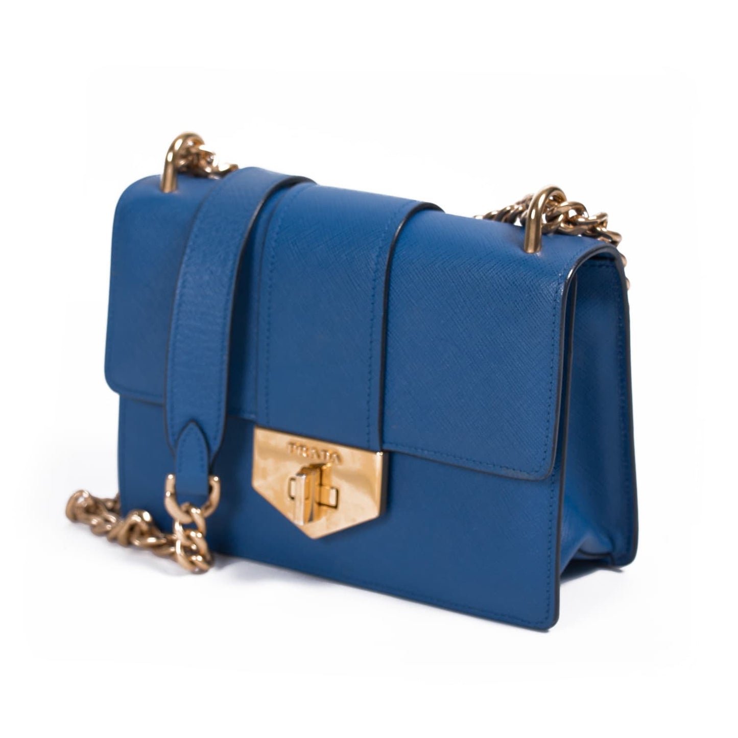 Prada Pattina Lux Shoulder Bag Saffiano