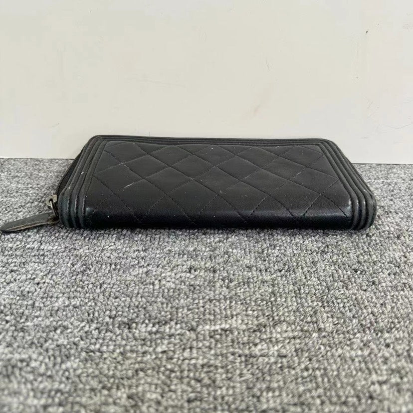 Chanel Leboy Black Wallet