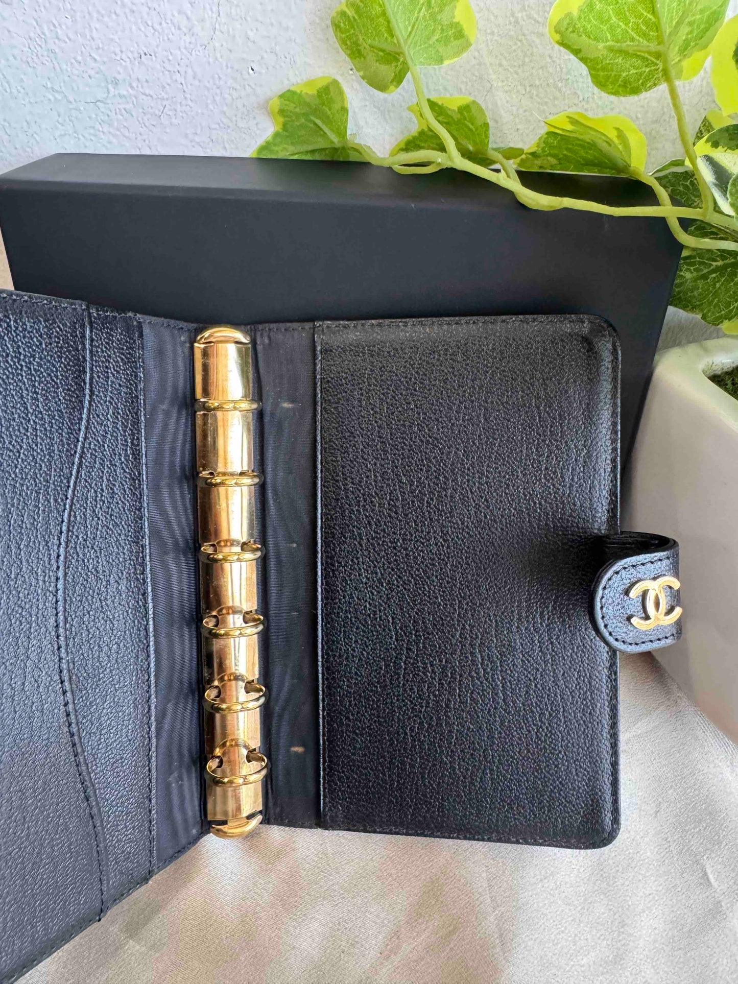 Chanel Notebook RE Black Leather