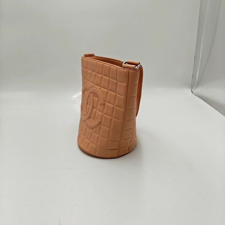 Chanel Beige Calfskin Shoulder Bag