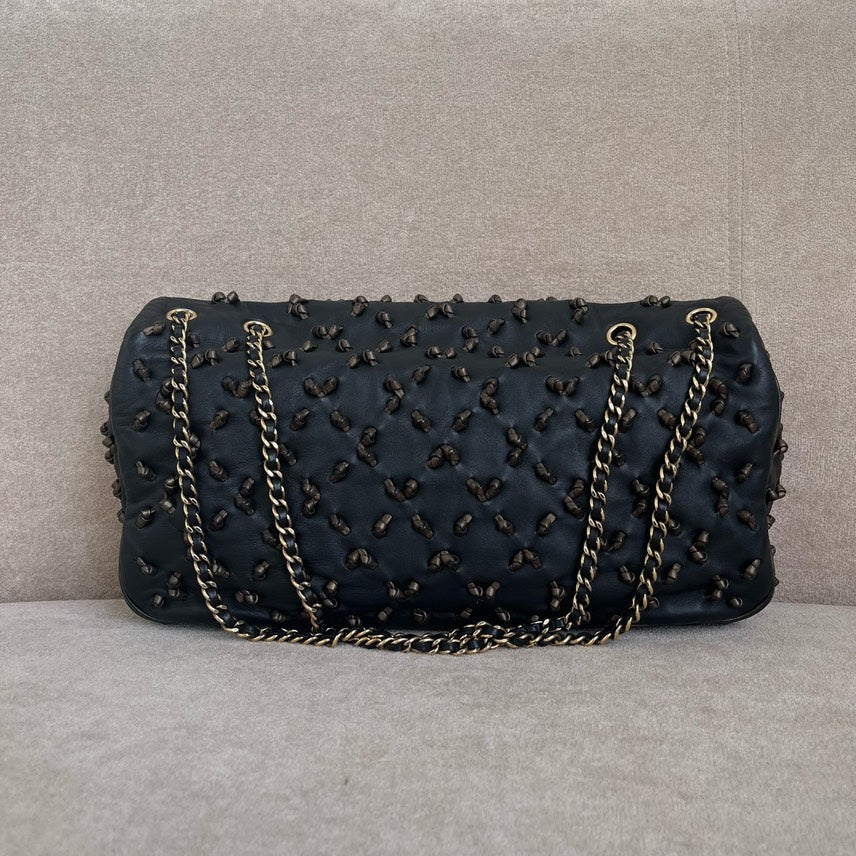 Chanel Preloved Limited Edition Black Shoulder Bag