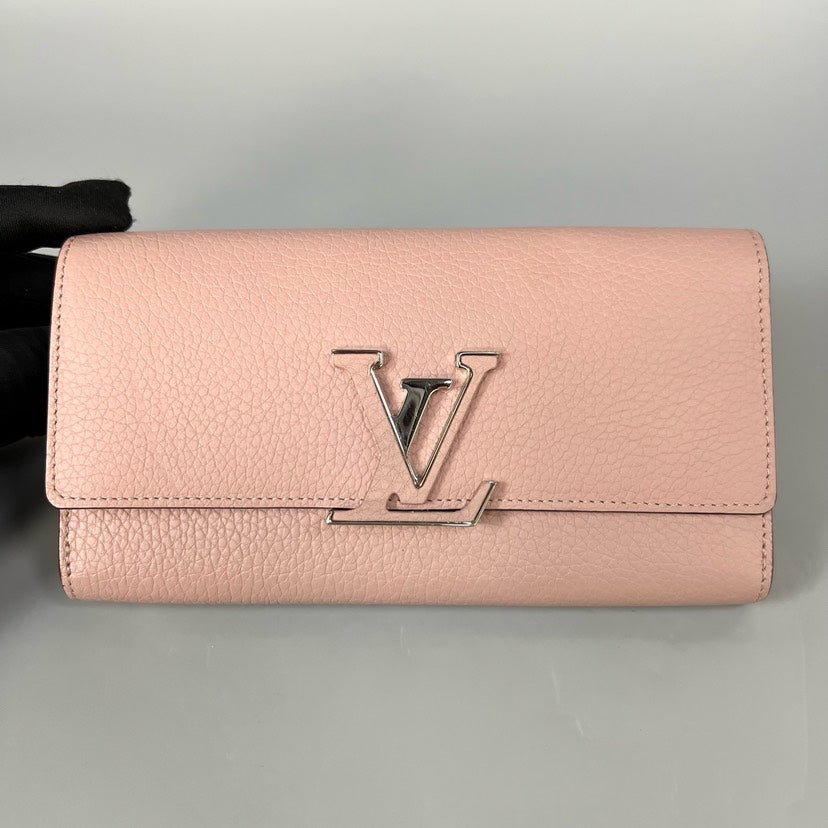 Louis Vuitton Capucines Wallet Clutch 20*11cm XJ11320