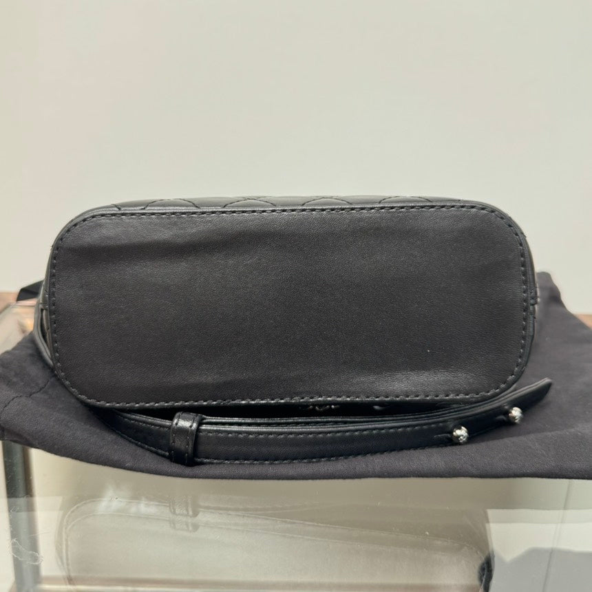 Chanel Quilted Leather Black Crossbody Bag