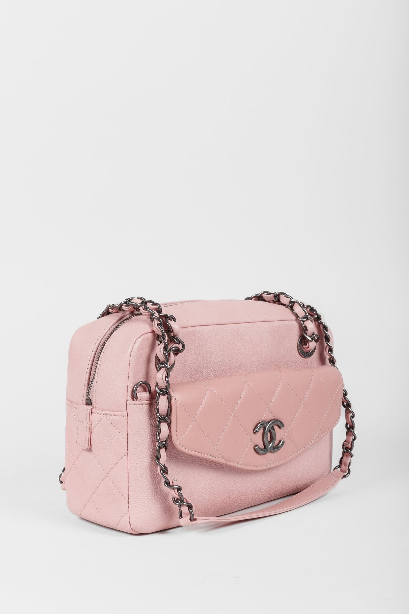 Chanel Pink Coco Break Camera Case Women Shoes