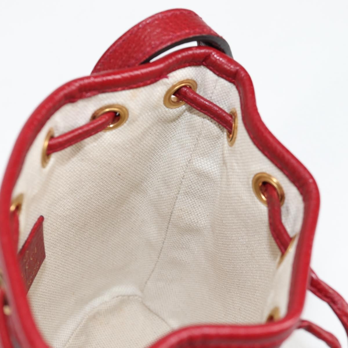 Gucci Doraemon Bucket Bag Printed Mini Gg Coated Canvas Beige Pvc Bag